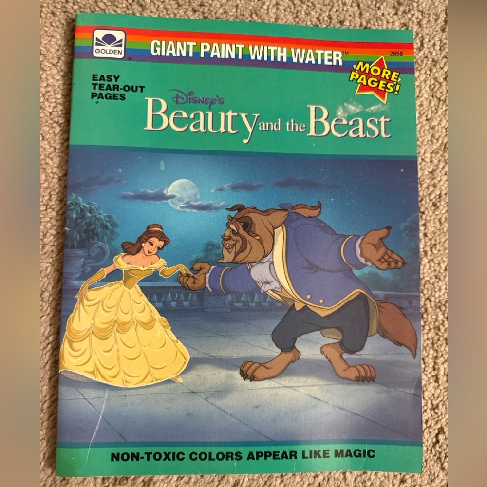Beauty and the Beast Giant Paint With Water